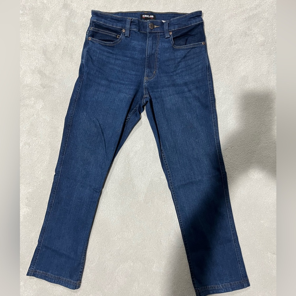 Kirkland Signature Dark Blue Straight Jeans